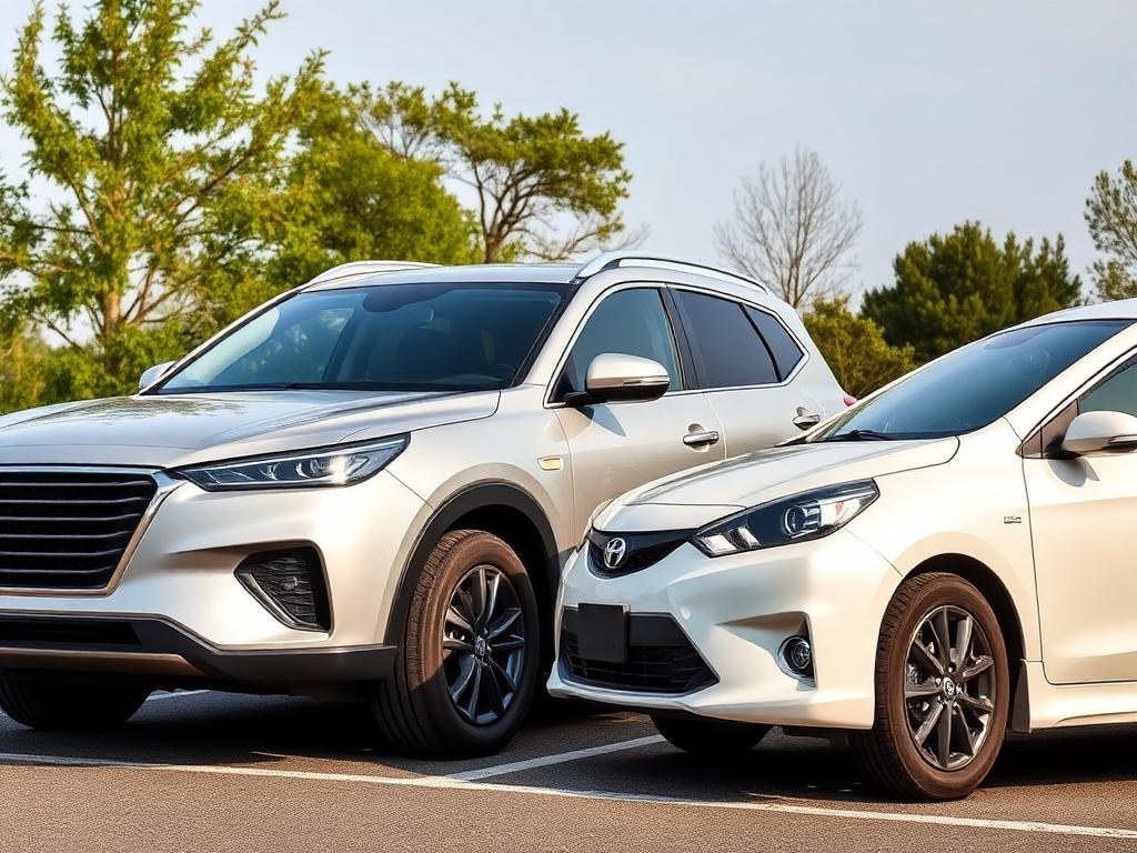 SUV china junto a una SUV japonesa para comparar respaldo y reventa en Guatemala