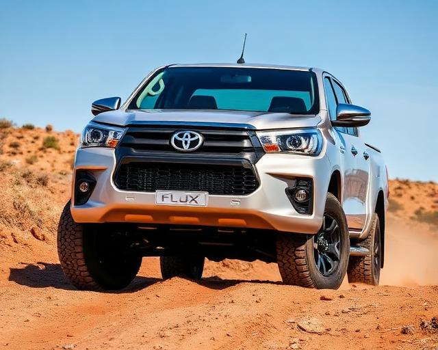 Toyota Hilux doble cabina en terreno mixto de Guatemala